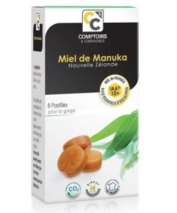 Pastilles Miel de Manuka IAA10+ et eucalyptus, 20 g
